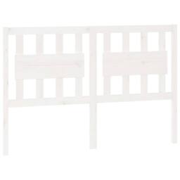 Berkfield Home Bed Headboard White 125.5x4x100 cm Solid Wood Pine - thumbnail 1