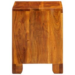 Berkfield Home Side Cabinet 40x35x45 cm Solid Wood Acacia in Brown - Size: 40 x 35 x 45 cm - thumbnail 5