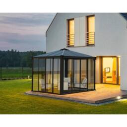 Palram Gazebo Ledro 3000 Closed - L295 x W295 x H276 cm - Grey - thumbnail 4