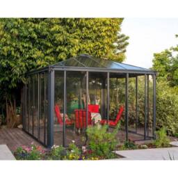 Palram Gazebo Ledro 3000 Closed - L295 x W295 x H276 cm - Grey - thumbnail 9