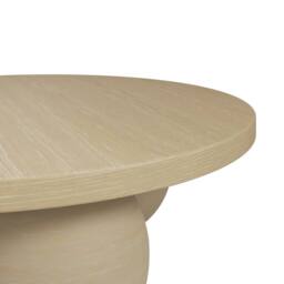 Wyld Haus Templemore Cream Round Concrete Coffee Table - thumbnail 3