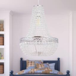 First Choice Lighting Marino - Chandelier Style Pendant Lightshade in Clear - thumbnail 5