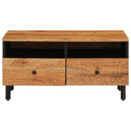 Berkfield Home Coffee Table 80x54x40 cm Solid Wood Acacia in Brown - Size: 80 x 54 x 40 cm - thumbnail 5