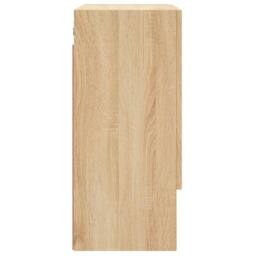 Berkfield Home Wall Cabinet Sonoma Oak 60x31x70 cm Engineered Wood in Tan - Size: 60 x 31 x 70 cm - thumbnail 7
