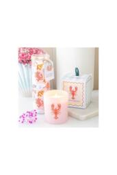 KDMD Pastel Shell & Coconut Sea Salt Candle - Beachy Home Decor & Gift in Light Pink - thumbnail 5