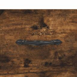 Berkfield Home Sideboard Smoked Oak 100x36x60 cm Engineered Wood in Brown - Size: 100 x 36 x 60 cm - thumbnail 9