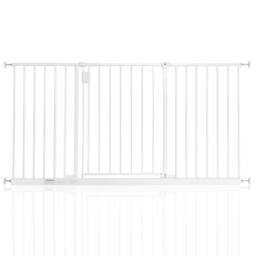 Safetots Extra Wide Hallway Baby Gate Pressure Fit Baby Gate in White - Size: 103.2 cm - 109.2 cm - thumbnail 1