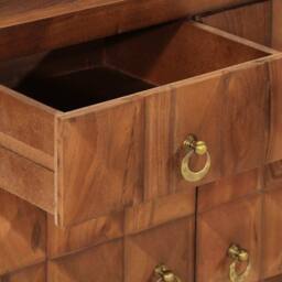 Berkfield Home Drawer Cabinet Honey Brown 70x35x70 cm Solid Wood Acacia - Size: 70 x 35 x 70 cm - thumbnail 7