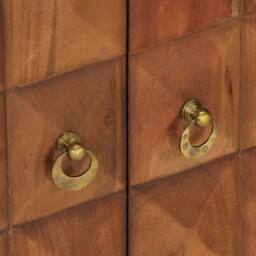Berkfield Home Drawer Cabinet Honey Brown 70x35x70 cm Solid Wood Acacia - Size: 70 x 35 x 70 cm - thumbnail 8