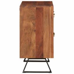 Berkfield Home Drawer Cabinet Honey Brown 70x35x70 cm Solid Wood Acacia - Size: 70 x 35 x 70 cm - thumbnail 4