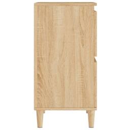 Berkfield Home Sideboards 2 pcs Sonoma Oak 60x35x70 cm Engineered Wood in Light Tan - Size: 60 x 35 x 70 cm - thumbnail 9
