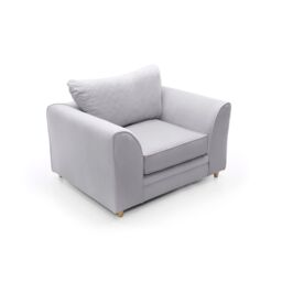Abakus Direct Chicago Spill-Proof Velvet Armchair in Light Blue - thumbnail 5