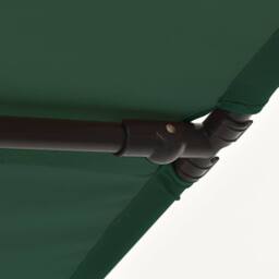 Berkfield Home Outdoor Parasol with Aluminium Pole 180x110 cm Green - thumbnail 9
