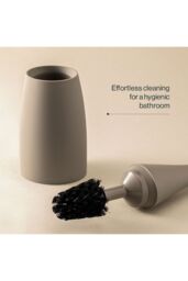 Cosmic Toilet Brush, Matt White, Unique design, Soft-finish, Saku Collection in White - thumbnail 4
