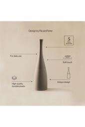 Cosmic Toilet Brush, Matt White, Unique design, Soft-finish, Saku Collection in White - thumbnail 3