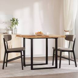 Berkfield Home Table Top Square 90x90x4 cm Solid Wood Acacia in Brown - Size: 90 x 90 x 4 cm - thumbnail 3