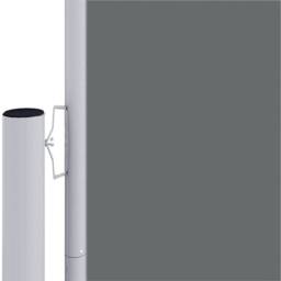 Berkfield Home Retractable Side Awning Anthracite 200x1000 cm in Dark Grey