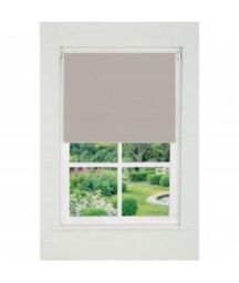 New Edge Blinds Natural Plain Straight Edge Daylight Roller Blind 165cm Drop in Beige - Size: 50 cm width x 165 cm drop