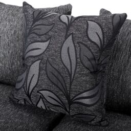 Furnishings For Less UK Byron Dundee Chenille Fabric 3 to 4 Seater L Shaped Corner Sofa Grey or light Grey Left Hand Facing - thumbnail 5