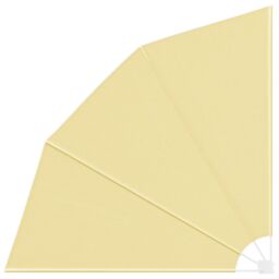 Berkfield Home Balcony Privacy Screen Folding Manual Sand 210 x 210 cm Fabric in Brown - thumbnail 2
