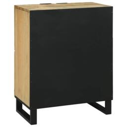 Berkfield Home Sideboard 60 x 33.5 x 75 cm - Made of Solid Mango & Engineered Wood in Brown - thumbnail 5