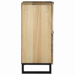 Berkfield Home Sideboard 60 x 33.5 x 75 cm - Made of Solid Mango & Engineered Wood in Brown - thumbnail 4