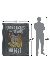 Warner Brothers The Wizard Of Oz Officially Licensed Silky Touch Super Soft Throw Blanket 152 x 127 cm in White - thumbnail 5