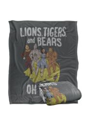 Warner Brothers The Wizard Of Oz Officially Licensed Silky Touch Super Soft Throw Blanket 152 x 127 cm in White - thumbnail 2