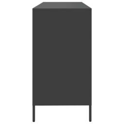 Berkfield Home Sideboard Black 135x39x73.5 cm Cold-rolled Steel - thumbnail 6