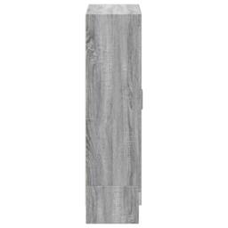 Berkfield Home Classic Book Cabinet Grey Sonoma 82.5x30.5x115 cm Engineered Wood - thumbnail 7