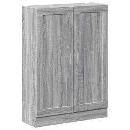 Berkfield Home Classic Book Cabinet Grey Sonoma 82.5x30.5x115 cm Engineered Wood - thumbnail 3