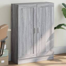 Berkfield Home Classic Book Cabinet Grey Sonoma 82.5x30.5x115 cm Engineered Wood - thumbnail 2
