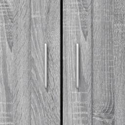 Berkfield Home Classic Book Cabinet Grey Sonoma 82.5x30.5x115 cm Engineered Wood - thumbnail 9