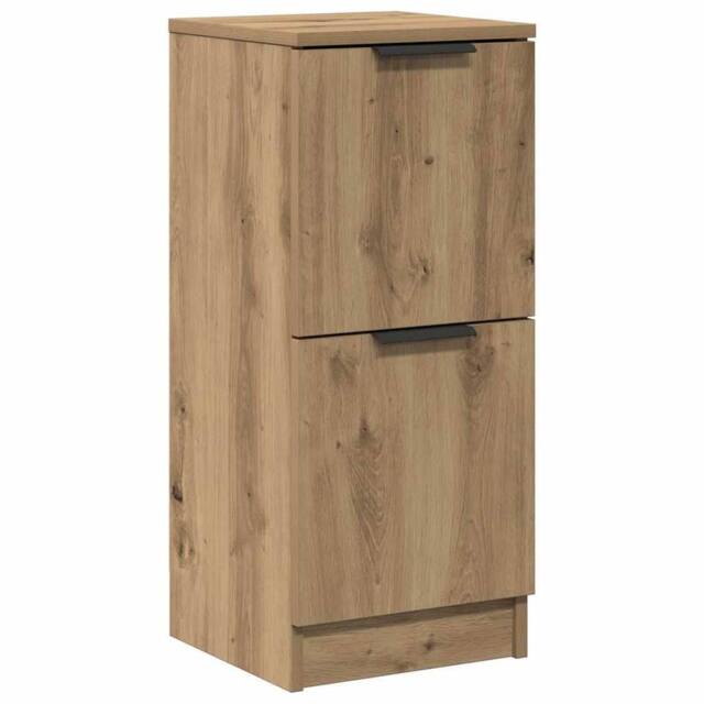 Berkfield Home Sideboard Artisan Oak 30x30x70 cm Engineered Wood in Brown - Size: 30 x 30 x 70 cm - image 1