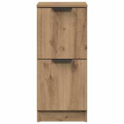 Berkfield Home Sideboard Artisan Oak 30x30x70 cm Engineered Wood in Brown - Size: 30 x 30 x 70 cm - thumbnail 5