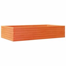 Berkfield Home Decorative Garden Planter Wax Brown 110x60x23 cm Solid Wood Pine - Size: 110 x 60 x 23 cm - thumbnail 3