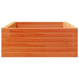 Berkfield Home Decorative Garden Planter Wax Brown 110x60x23 cm Solid Wood Pine - Size: 110 x 60 x 23 cm - thumbnail 6