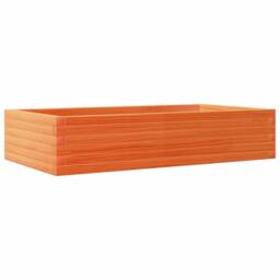 Berkfield Home Decorative Garden Planter Wax Brown 110x60x23 cm Solid Wood Pine - Size: 110 x 60 x 23 cm - thumbnail 7