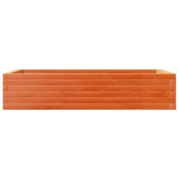 Berkfield Home Decorative Garden Planter Wax Brown 110x60x23 cm Solid Wood Pine - Size: 110 x 60 x 23 cm - thumbnail 5