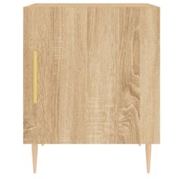 Berkfield Home Bedside Cabinets 2 pcs Sonoma Oak 40x40x50 cm Engineered Wood in Brown - Size: 40 x 40 x 50 cm - thumbnail 6
