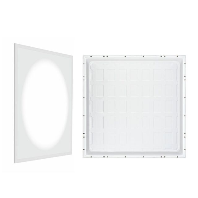 ENER-J Moon Light LED Backlit Panel Light, 60x60cms, 3400 lumens, 3 Years warranty, 4000K in White - Size: 25 cm diameter x 19 cm high - image 1