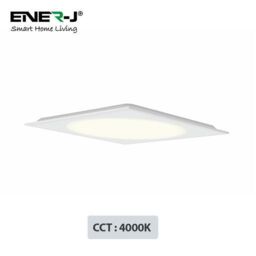 ENER-J Moon Light LED Backlit Panel Light, 60x60cms, 3400 lumens, 3 Years warranty, 4000K in White - Size: 25 cm diameter x 19 cm high - thumbnail 2