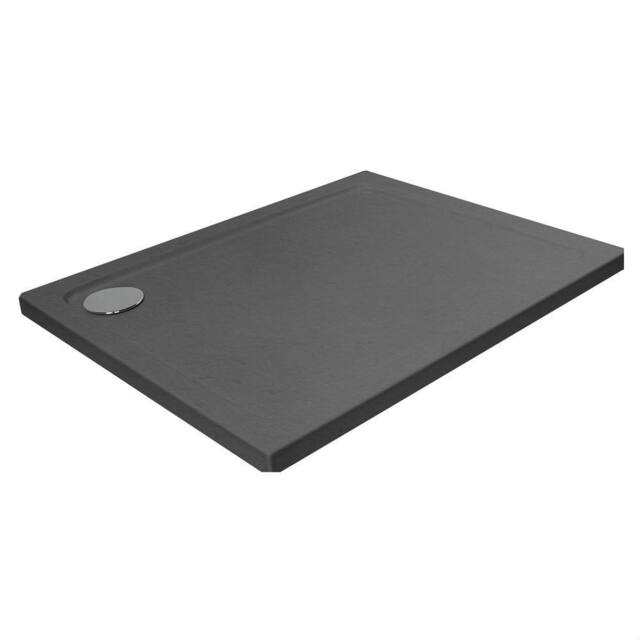 Balterley Contemporary Rectangular Shower Tray, 1400x700mm in Grey - image 1