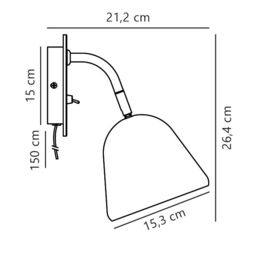 Nordlux Premium Indoor Wall Light Brown Metal E14 Adjustable Head - No, IP20 in Beige - thumbnail 5