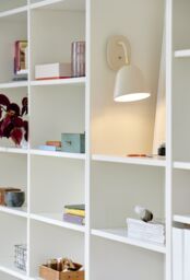 Nordlux Premium Indoor Wall Light Brown Metal E14 Adjustable Head - No, IP20 in Beige - thumbnail 4