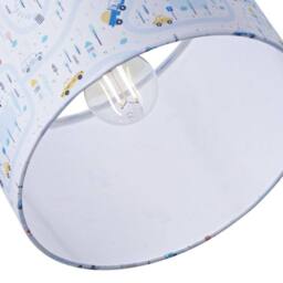 Happy Homewares Little Ones Play Village Lamp Shade - Town City Car Roads Map with Cars & Trucks - Size: 10 inches - thumbnail 4