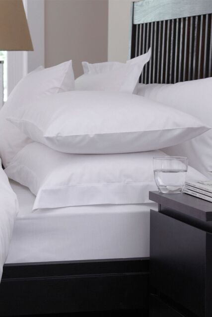 Martex Sestina 100% Cotton Percale Oxford Pillowcase - White - image 1