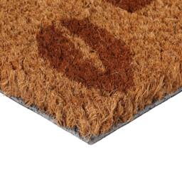 Berkfield Home Door Mat Natural 40x60 cm Tufted Coir in Brown - thumbnail 3