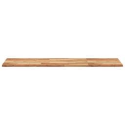 Berkfield Home Bathroom Vanity Top Oil Finished 140x50x2 cm Solid Wood Acacia in Brown - Size: 140 x 50 x 2 cm - thumbnail 3