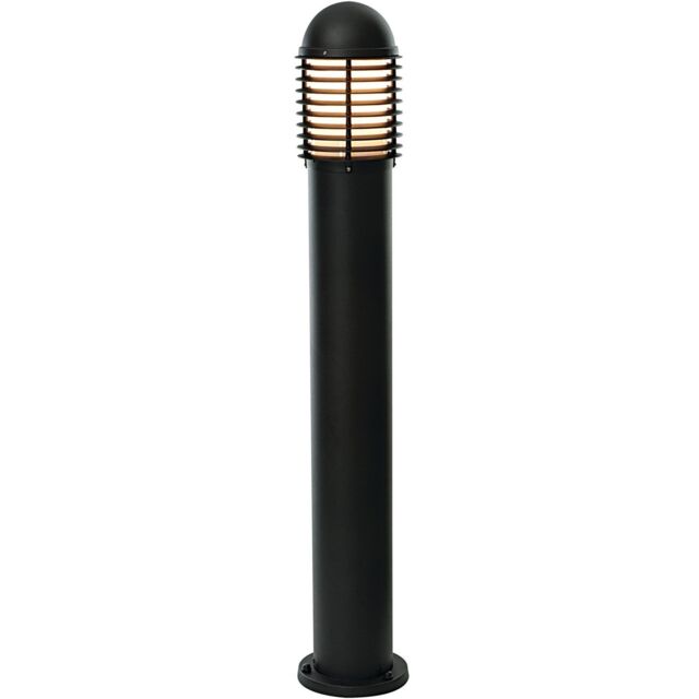 Loops Outdoor IP44 Bollard Light Matt Black 1000mm Lamp Post Garden Driveway Patio - image 1